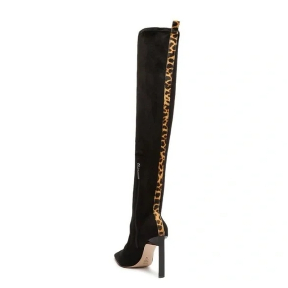 Schutz Benine Up Black Over the Knee Boots - Picture 2 of 6